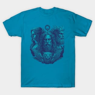 Heavy Metal Greek Gods V1 T-Shirt